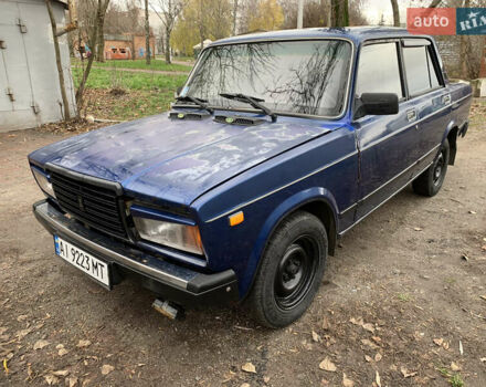 Синий ВАЗ 2107, объемом двигателя 1.5 л и пробегом 300 тыс. км за 699 $, фото 1 на Automoto.ua