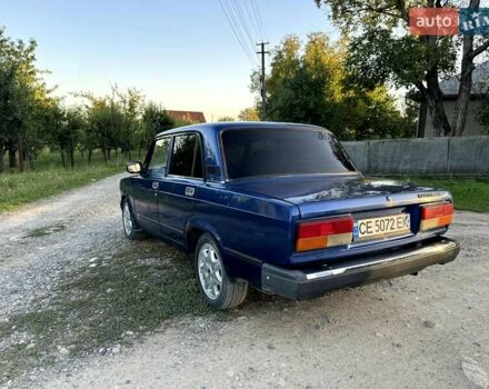 Синий ВАЗ 2107, объемом двигателя 1.5 л и пробегом 562 тыс. км за 900 $, фото 1 на Automoto.ua