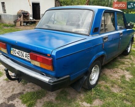 Синий ВАЗ 2107, объемом двигателя 1.45 л и пробегом 189 тыс. км за 850 $, фото 1 на Automoto.ua