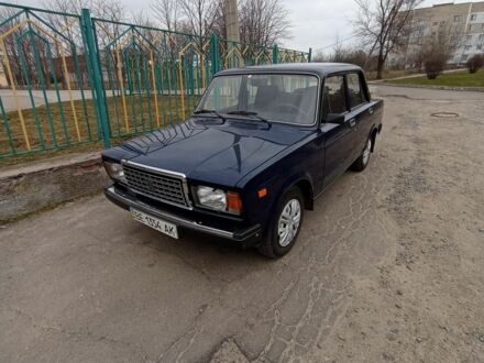 Синий ВАЗ 2107, объемом двигателя 1 л и пробегом 53 тыс. км за 2000 $, фото 1 на Automoto.ua