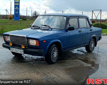 Синий ВАЗ 2107, объемом двигателя 1.5 л и пробегом 120 тыс. км за 999 $, фото 1 на Automoto.ua