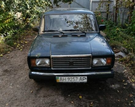 Синий ВАЗ 2107, объемом двигателя 1.5 л и пробегом 100 тыс. км за 894 $, фото 1 на Automoto.ua