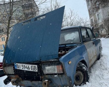 Синій ВАЗ 2107, об'ємом двигуна 1.7 л та пробігом 333 тис. км за 652 $, фото 1 на Automoto.ua