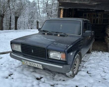 Синий ВАЗ 2107, объемом двигателя 1.5 л и пробегом 120 тыс. км за 950 $, фото 1 на Automoto.ua
