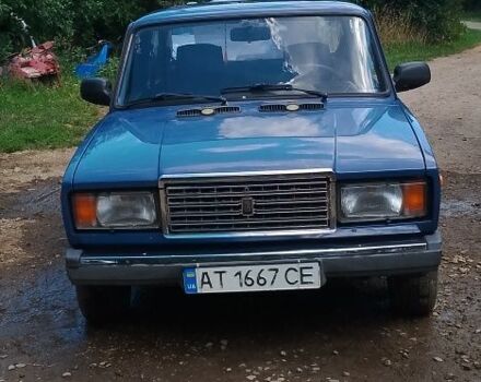 Синий ВАЗ 2107, объемом двигателя 1.5 л и пробегом 2 тыс. км за 1500 $, фото 1 на Automoto.ua