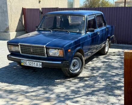 Синий ВАЗ 2107, объемом двигателя 1.6 л и пробегом 91 тыс. км за 1233 $, фото 1 на Automoto.ua