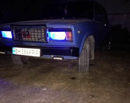 Синий ВАЗ 2107, объемом двигателя 1.6 л и пробегом 80 тыс. км за 1200 $, фото 1 на Automoto.ua
