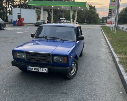 Синий ВАЗ 2107, объемом двигателя 1.6 л и пробегом 180 тыс. км за 950 $, фото 1 на Automoto.ua