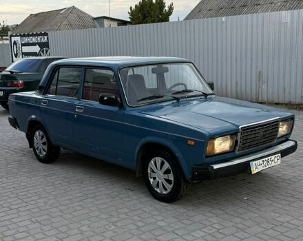 Синій ВАЗ 2107, об'ємом двигуна 1.57 л та пробігом 94 тис. км за 1100 $, фото 1 на Automoto.ua
