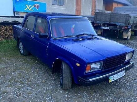 Синий ВАЗ 2107, объемом двигателя 1.5 л и пробегом 186 тыс. км за 800 $, фото 1 на Automoto.ua