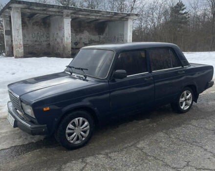 Синий ВАЗ 2107, объемом двигателя 1.5 л и пробегом 40 тыс. км за 890 $, фото 1 на Automoto.ua