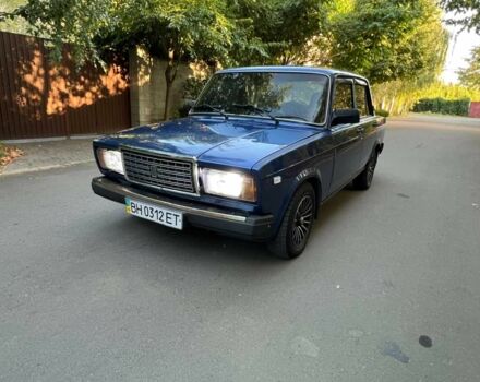 Синий ВАЗ 2107, объемом двигателя 1.5 л и пробегом 69 тыс. км за 1550 $, фото 1 на Automoto.ua