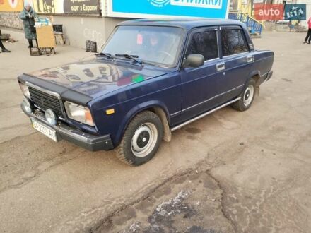 Синий ВАЗ 2107, объемом двигателя 1.5 л и пробегом 185 тыс. км за 1500 $, фото 1 на Automoto.ua