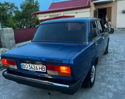 Синий ВАЗ 2107, объемом двигателя 1.45 л и пробегом 85 тыс. км за 950 $, фото 1 на Automoto.ua
