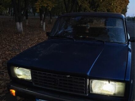 Синий ВАЗ 2107, объемом двигателя 1.5 л и пробегом 70 тыс. км за 1491 $, фото 1 на Automoto.ua