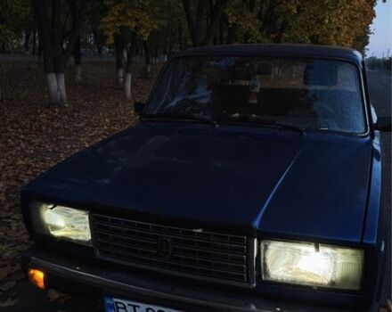 Синій ВАЗ 2107, об'ємом двигуна 1.5 л та пробігом 70 тис. км за 1491 $, фото 1 на Automoto.ua
