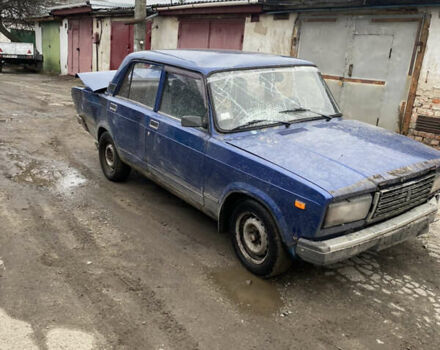 Синій ВАЗ 2107, об'ємом двигуна 1.45 л та пробігом 150 тис. км за 550 $, фото 1 на Automoto.ua