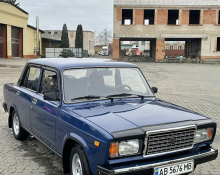 Синий ВАЗ 2107, объемом двигателя 1.45 л и пробегом 79 тыс. км за 3450 $, фото 1 на Automoto.ua