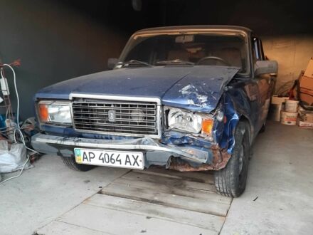 Синий ВАЗ 2107, объемом двигателя 1.5 л и пробегом 120 тыс. км за 1000 $, фото 1 на Automoto.ua