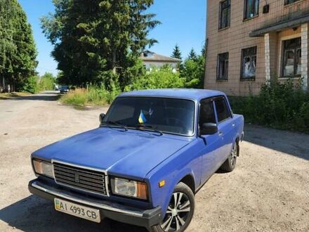 Синий ВАЗ 2107, объемом двигателя 1.5 л и пробегом 100 тыс. км за 2100 $, фото 1 на Automoto.ua