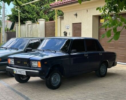 Синий ВАЗ 2107, объемом двигателя 1.6 л и пробегом 95 тыс. км за 1500 $, фото 1 на Automoto.ua