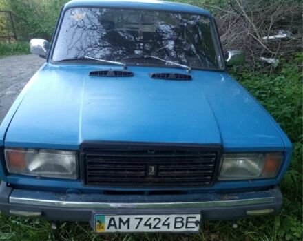 Синій ВАЗ 2107, об'ємом двигуна 0 л та пробігом 300 тис. км за 800 $, фото 1 на Automoto.ua
