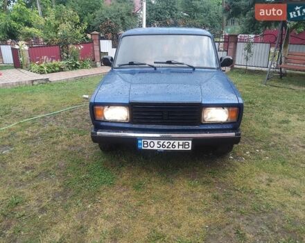 Синий ВАЗ 2107, объемом двигателя 1.45 л и пробегом 785 тыс. км за 899 $, фото 1 на Automoto.ua
