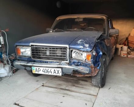 Синий ВАЗ 2107, объемом двигателя 1.5 л и пробегом 120 тыс. км за 1000 $, фото 1 на Automoto.ua