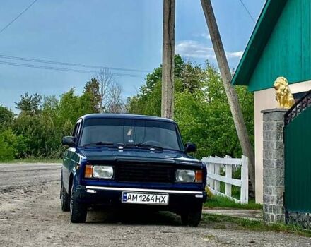 Синій ВАЗ 2107, об'ємом двигуна 1.45 л та пробігом 600 тис. км за 1000 $, фото 1 на Automoto.ua