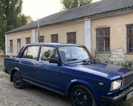 Синій ВАЗ 2107, об'ємом двигуна 1.5 л та пробігом 58 тис. км за 1600 $, фото 1 на Automoto.ua