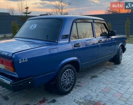 Синий ВАЗ 2107, объемом двигателя 1.5 л и пробегом 78 тыс. км за 1000 $, фото 1 на Automoto.ua