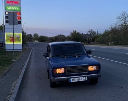 Синий ВАЗ 2107, объемом двигателя 1.5 л и пробегом 2 тыс. км за 800 $, фото 1 на Automoto.ua