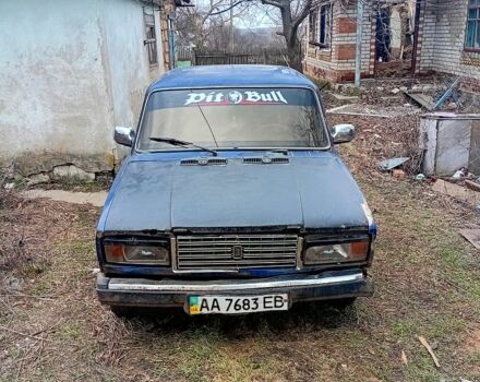 Синий ВАЗ 2107, объемом двигателя 1.7 л и пробегом 0 тыс. км за 450 $, фото 1 на Automoto.ua