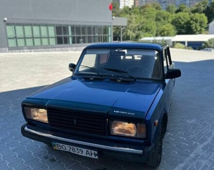 Синий ВАЗ 2107, объемом двигателя 1.45 л и пробегом 345 тыс. км за 999 $, фото 1 на Automoto.ua
