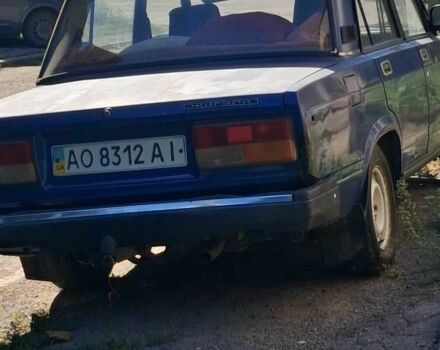 Синій ВАЗ 2107, об'ємом двигуна 1.5 л та пробігом 200 тис. км за 563 $, фото 1 на Automoto.ua