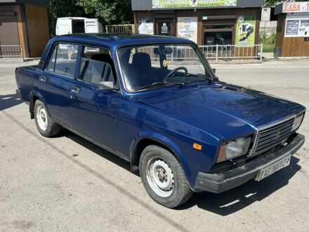 Синий ВАЗ 2107, объемом двигателя 1.5 л и пробегом 100 тыс. км за 1050 $, фото 1 на Automoto.ua