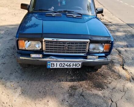 Синій ВАЗ 2107, об'ємом двигуна 1.45 л та пробігом 99 тис. км за 1000 $, фото 1 на Automoto.ua