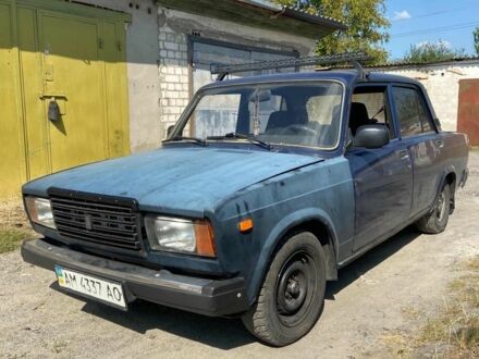 Синій ВАЗ 2107, об'ємом двигуна 1.5 л та пробігом 152 тис. км за 600 $, фото 1 на Automoto.ua