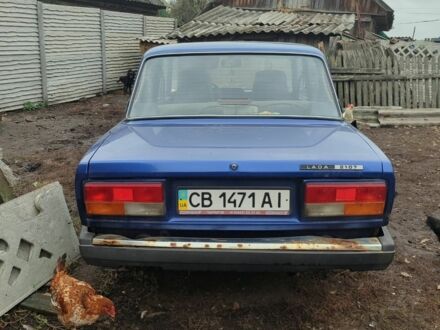 Синий ВАЗ 2107, объемом двигателя 1.45 л и пробегом 130 тыс. км за 890 $, фото 1 на Automoto.ua
