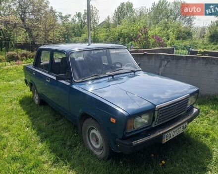 Синий ВАЗ 2107, объемом двигателя 1.5 л и пробегом 70 тыс. км за 2000 $, фото 1 на Automoto.ua