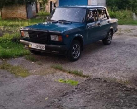 Синий ВАЗ 2107, объемом двигателя 1.5 л и пробегом 92 тыс. км за 1500 $, фото 1 на Automoto.ua