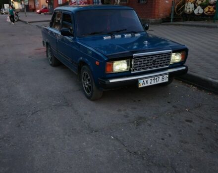 Синий ВАЗ 2107, объемом двигателя 1.5 л и пробегом 88 тыс. км за 1603 $, фото 1 на Automoto.ua