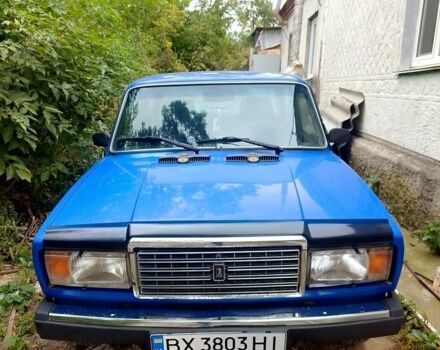 Синий ВАЗ 2107, объемом двигателя 1.45 л и пробегом 86 тыс. км за 1100 $, фото 1 на Automoto.ua