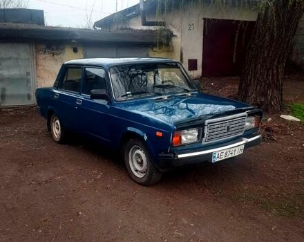 Синій ВАЗ 2107, об'ємом двигуна 1.5 л та пробігом 75 тис. км за 699 $, фото 1 на Automoto.ua