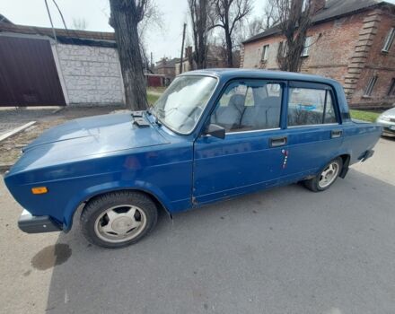 Синий ВАЗ 2107, объемом двигателя 1.5 л и пробегом 124 тыс. км за 1000 $, фото 1 на Automoto.ua