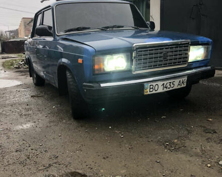 Синий ВАЗ 2107, объемом двигателя 1.5 л и пробегом 157 тыс. км за 800 $, фото 1 на Automoto.ua