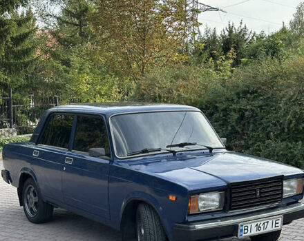 Синий ВАЗ 2107, объемом двигателя 1.5 л и пробегом 117 тыс. км за 1800 $, фото 1 на Automoto.ua