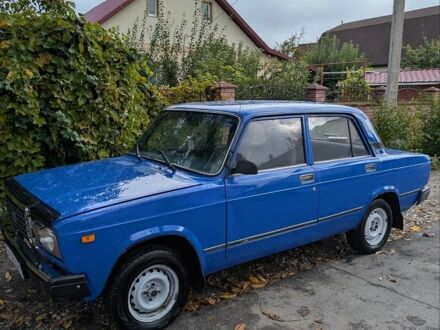 Синий ВАЗ 2107, объемом двигателя 1.5 л и пробегом 150 тыс. км за 1400 $, фото 1 на Automoto.ua