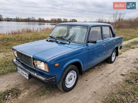 Синий ВАЗ 2107, объемом двигателя 1.5 л и пробегом 80 тыс. км за 3500 $, фото 1 на Automoto.ua