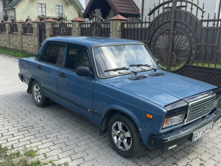 Синий ВАЗ 2107, объемом двигателя 1.5 л и пробегом 90 тыс. км за 1650 $, фото 1 на Automoto.ua